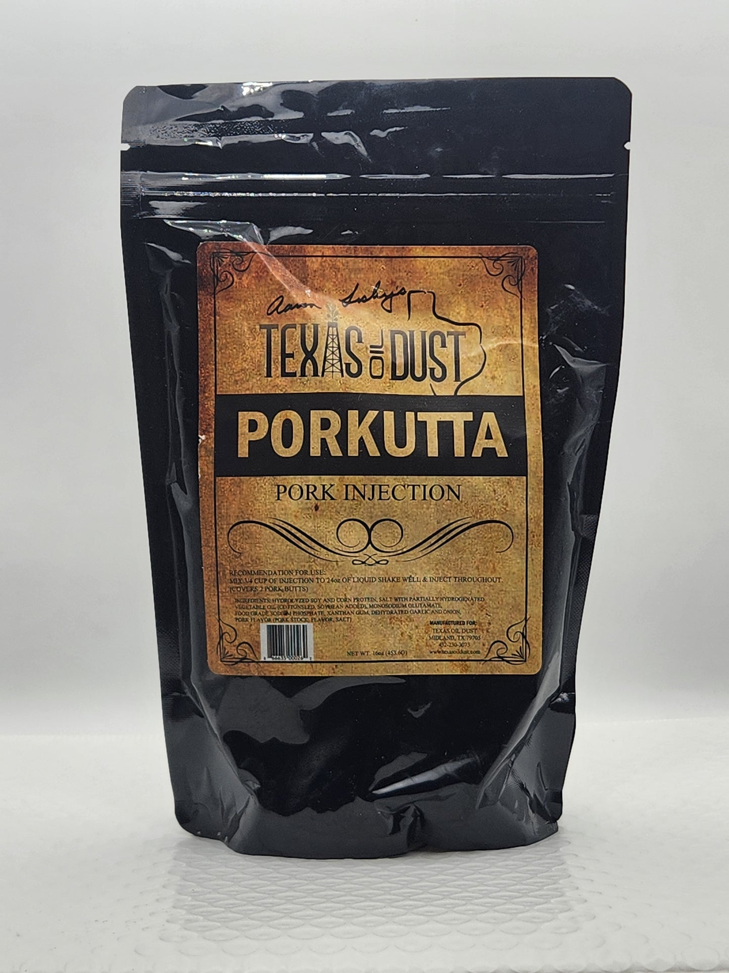 Texas Oil Dust | Porkutta Pork Injection